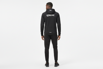 Ensemble Survêtement Senegal avec capuche (coton) (noir/noir) 2026 SMSSC02