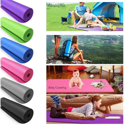 Tapis de yoga antidérapant de 8 mm d'épaisseur
