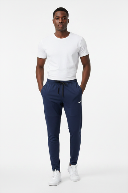 Pantalon jogging en coton avec fermeture – Confort & Style (Ni-ke) (Bleu et Noir disponible) PJCMSP01