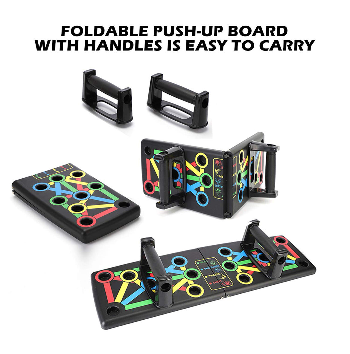 Planche de poussée pliable multifonctionnelle