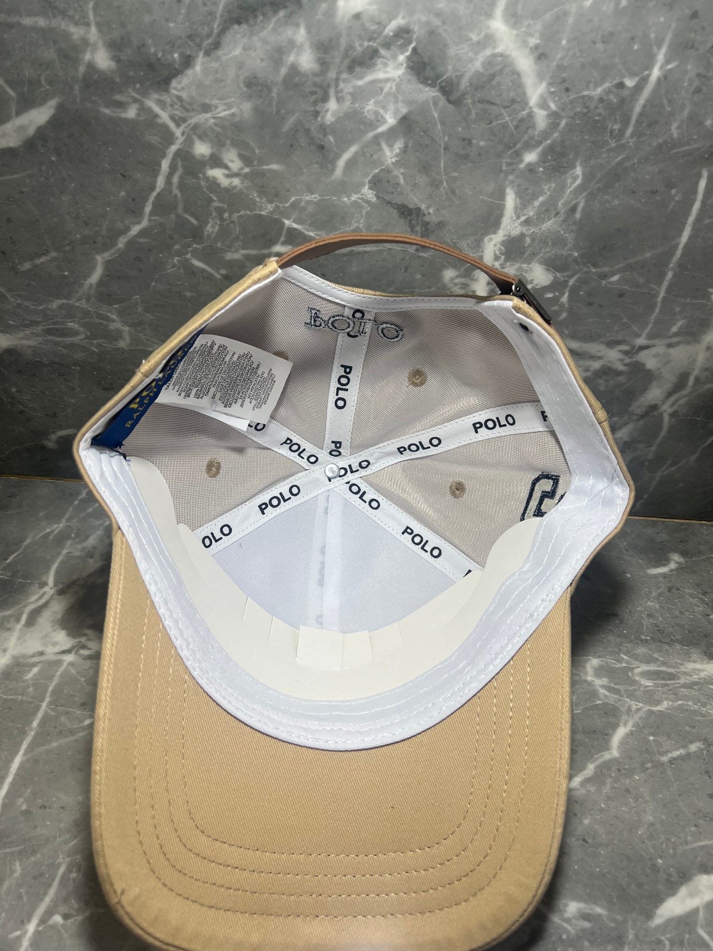 Casquette Polo Beige MSCP01