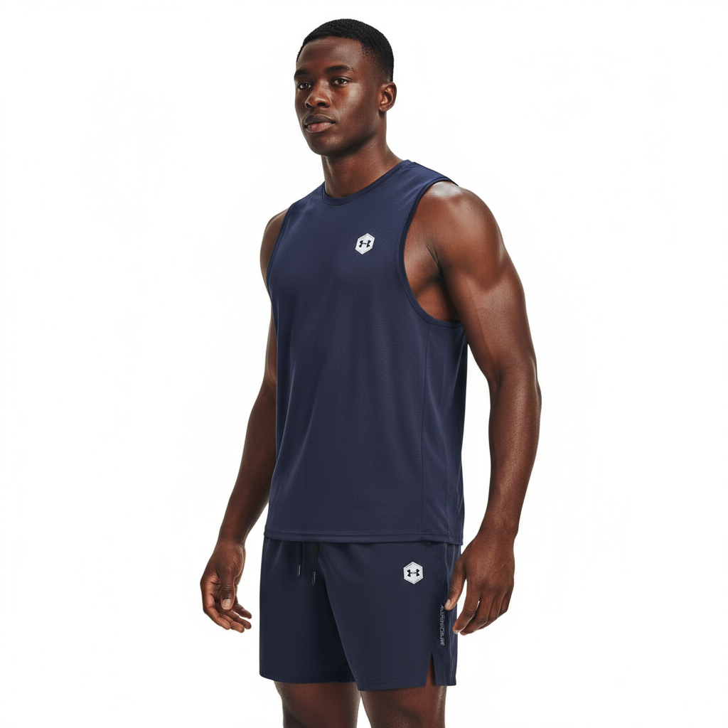 Ensemble de sport Débardeur avec short Under Armour (Marine) MSEDSUA08