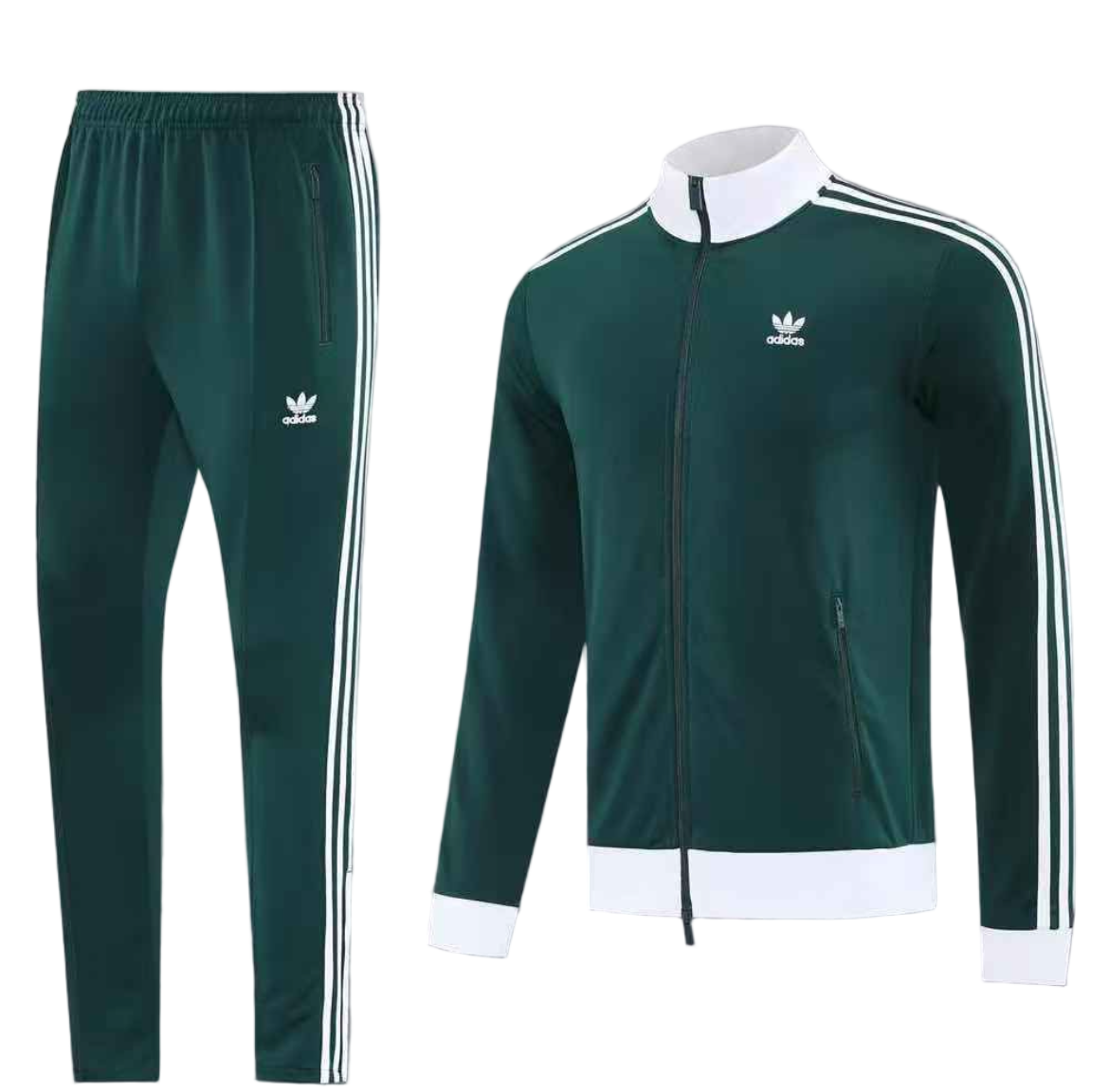 Ensemble Survêtement Adidas originals (Vert) avec fermeture