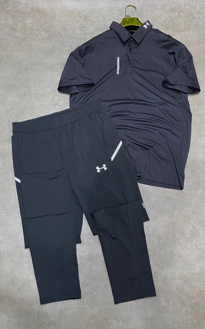 Ensemble Polo & Jogging Under Armour (noir/noir)– Style Sport Premium