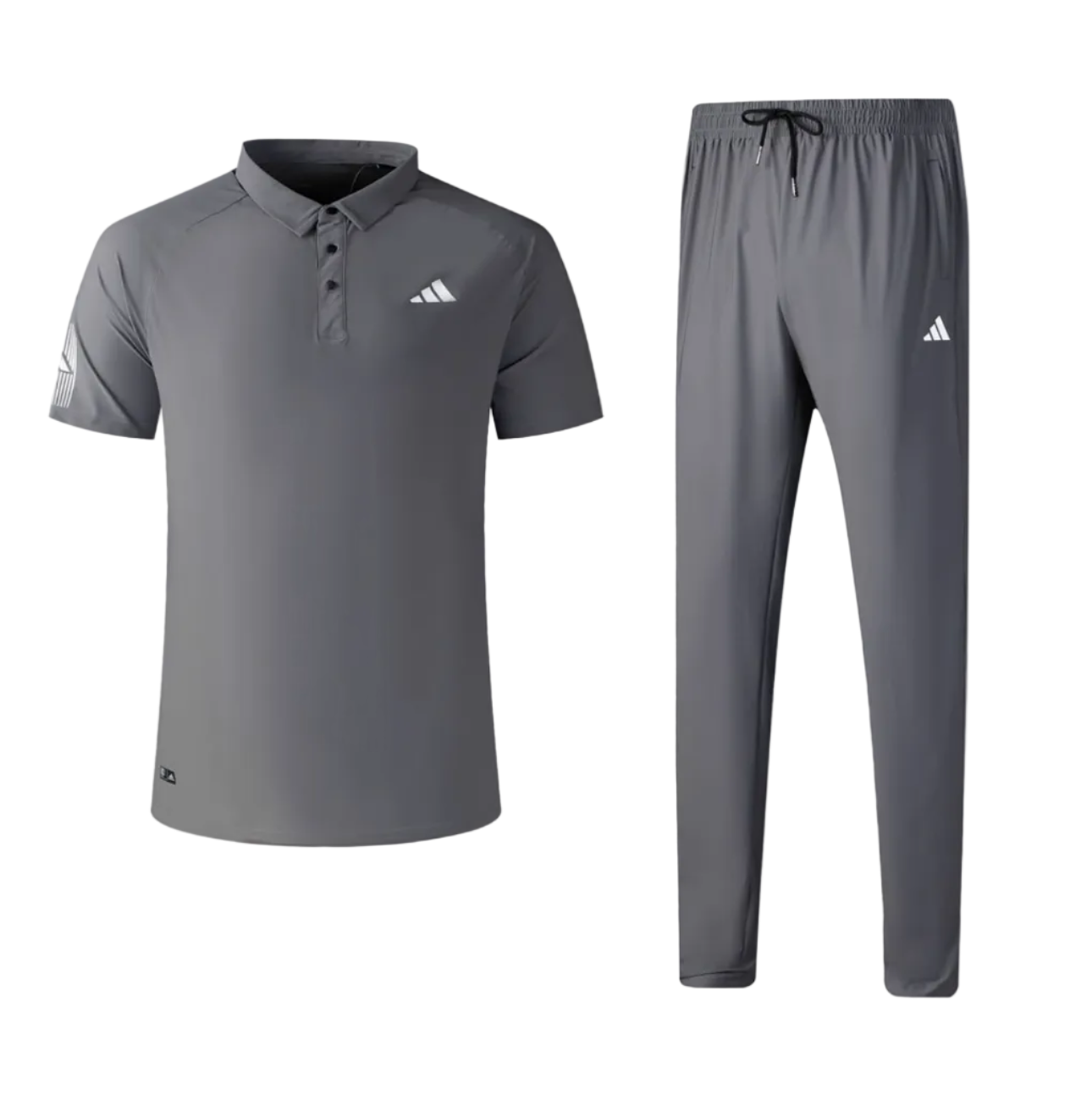 Ensemble col roulé Adidas avec pantalon jogging (Gris) ECPAMS06