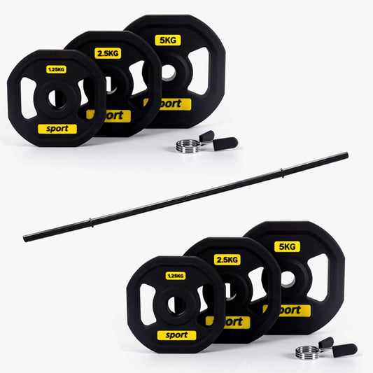 Ensemble d'haltères empilables (jusqu'à 20 kg)