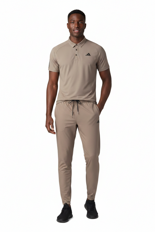 Ensemble col roulé Adidas avec pantalon jogging (Marron) ECPAMS02