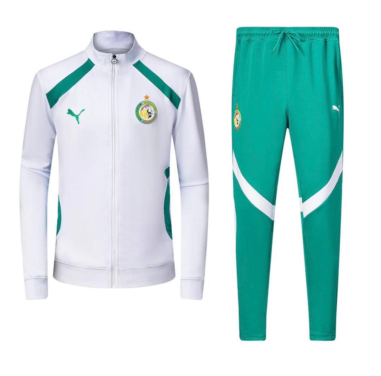 Ensemble Survêtement Senegal (blanc/vert) 2026 SMSSC06