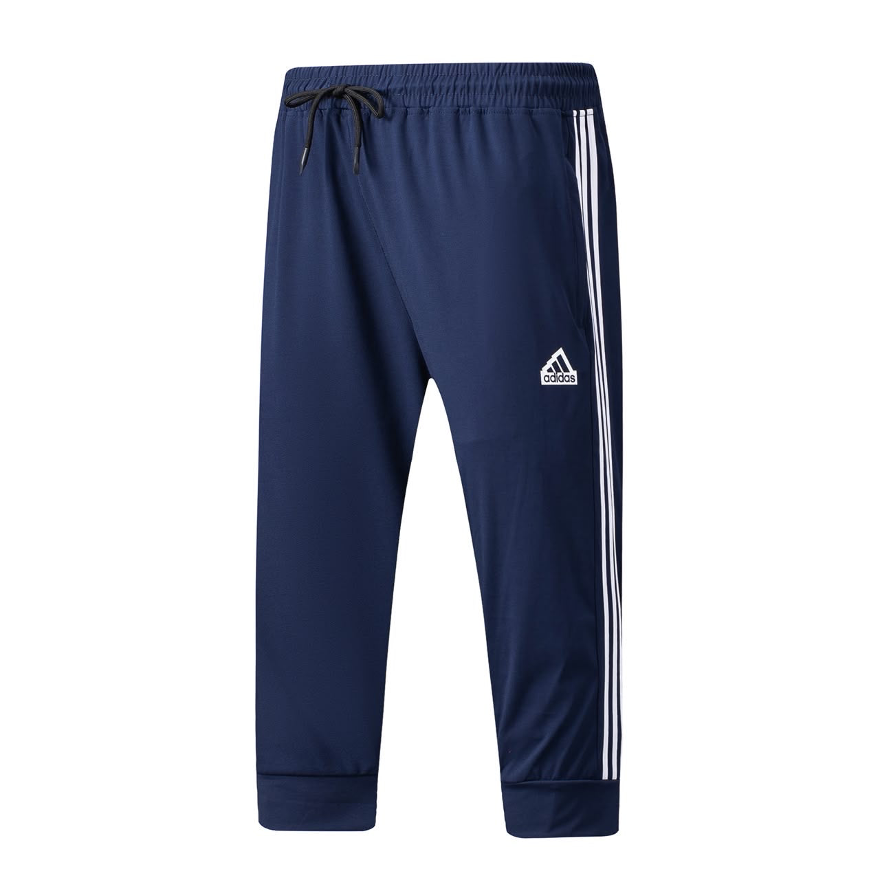 Pantacourt jogging sport en coton avec fermeture – Confort & Style (Adi-das) (Bleu et Noir disponible) PCJCMSP04