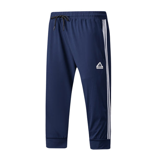 Pantacourt jogging sport en coton avec fermeture – Confort & Style (Adi-das) (Bleu et Noir disponible) PCJCMSP04