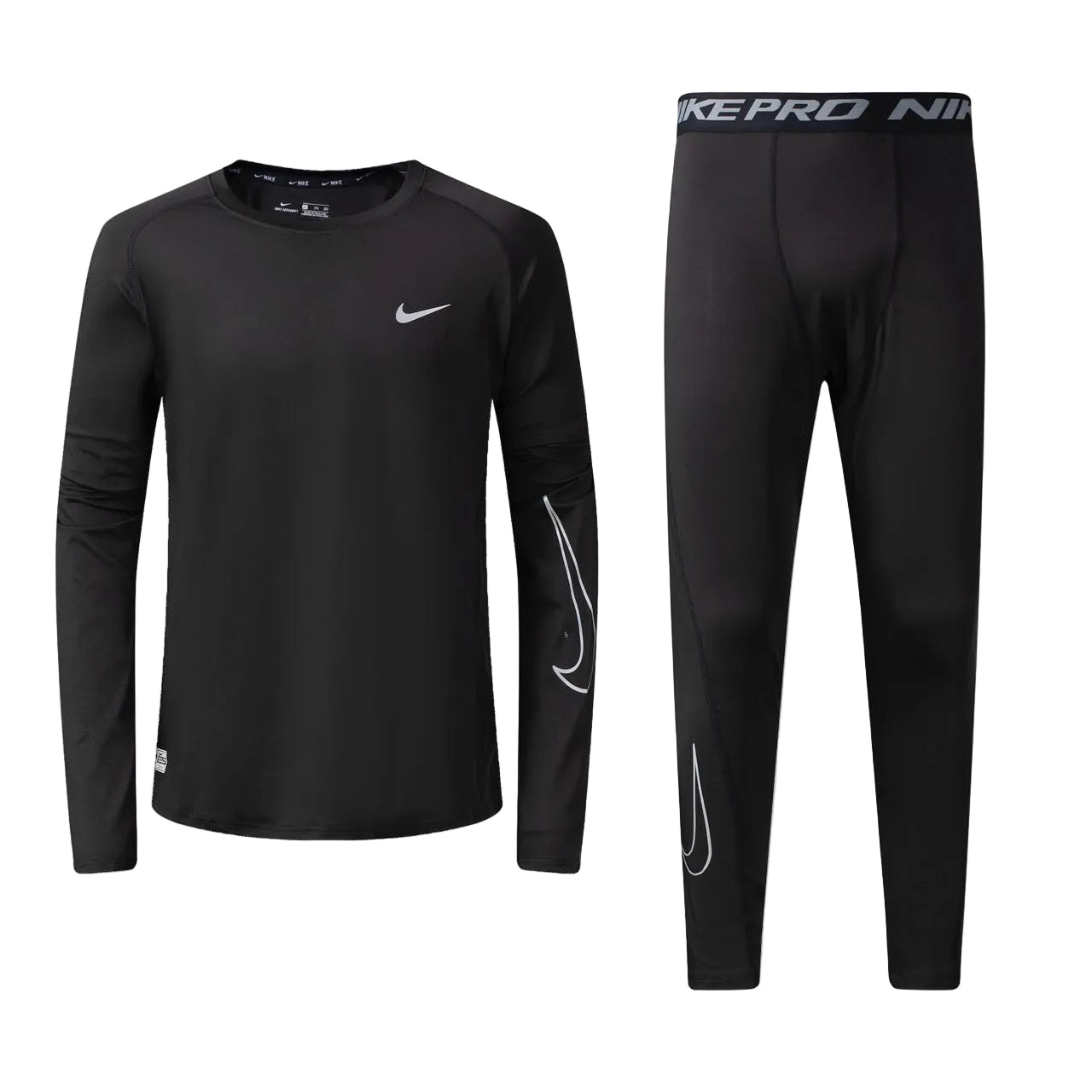 Ensemble collants avec bas Nike pro sport (Big Size) CFMS04C