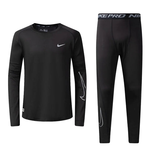 Ensemble collants avec bas Nike pro sport (Big Size) CFMS04C