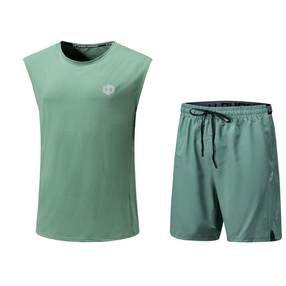 Ensemble de sport Débardeur avec short Under Armour (Olive) MSEDSUA11