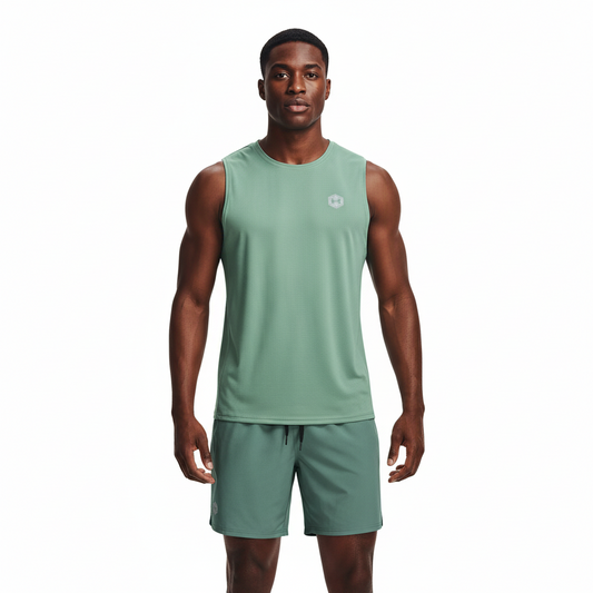 Ensemble de sport Débardeur avec short Under Armour (Olive) MSEDSUA11