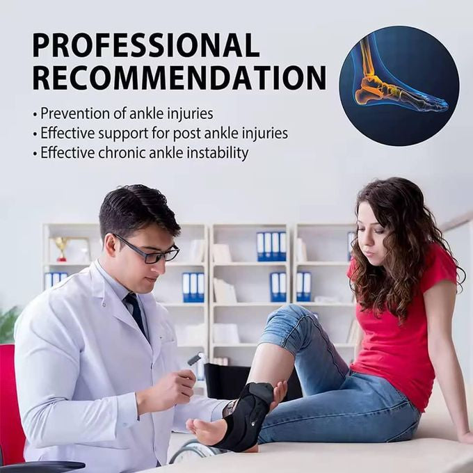 Attelle de Cheville – Soutien Réglable pour Sport et Rééducation