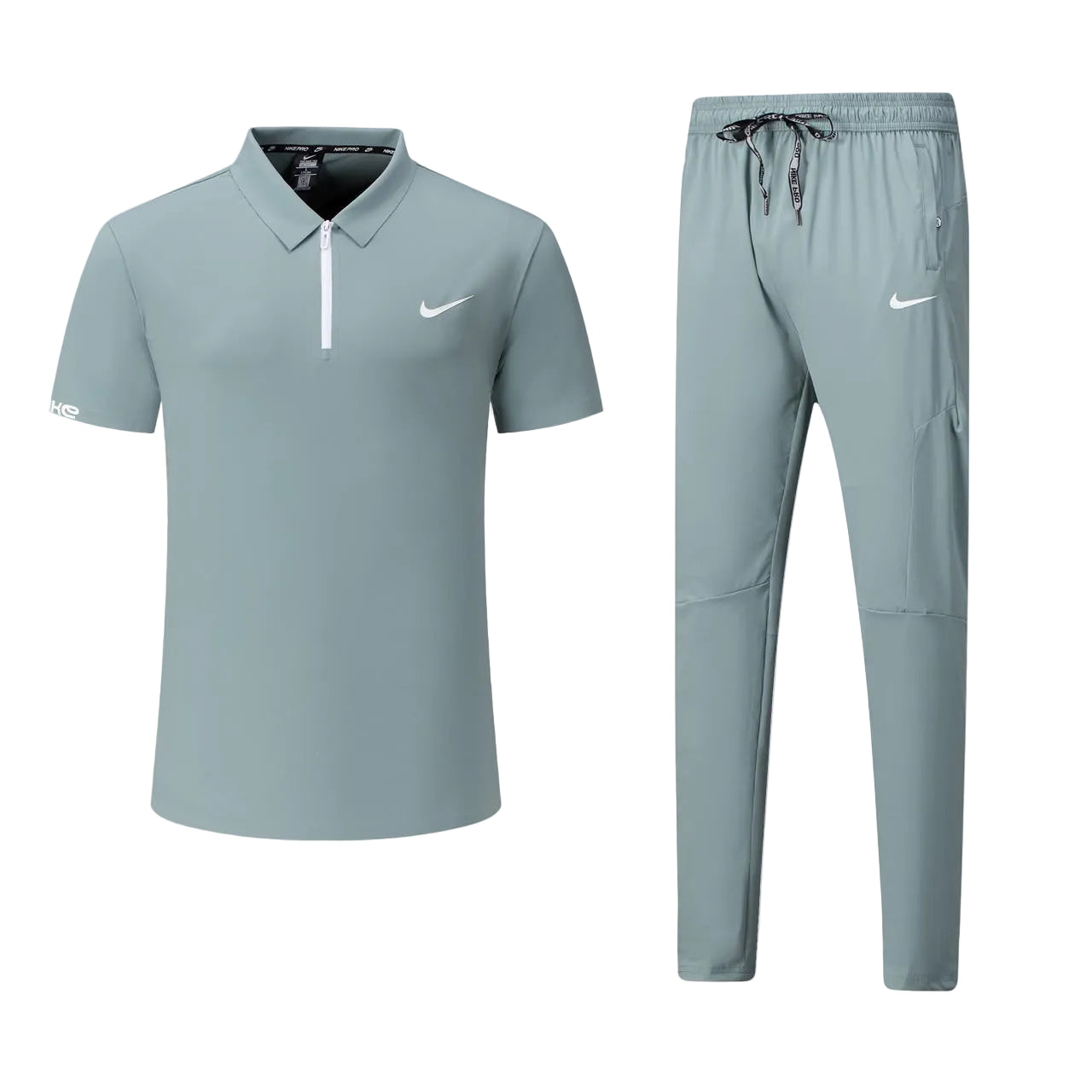 T-shirt col roulé fermeture Ni-ke et pantalon jogging avec () TPJFMNS08