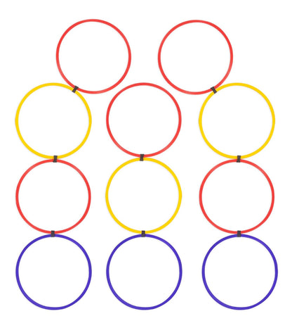 Ensemble de cerceaux d'agilité 12pcs