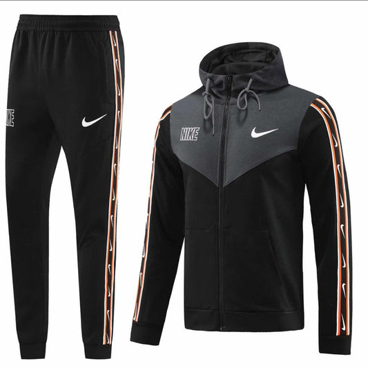 Ensemble survêtement Nike (Noir/Gris) 2024 avec capuche