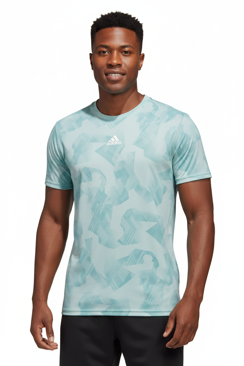 T-shirt Homme à Motif Géométrique – Confort & Style (adidas) (4 couleurs disponibles pour choisir) TASMSF01