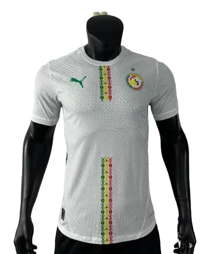 Maillot officiel de l’équipe nationale du Sénégal (Lions de la Teranga) Domicile (blanc) 2025-2026
