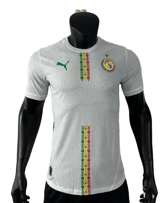Maillot officiel de l’équipe nationale du Sénégal (Lions de la Teranga) Domicile (blanc) 2025-2026