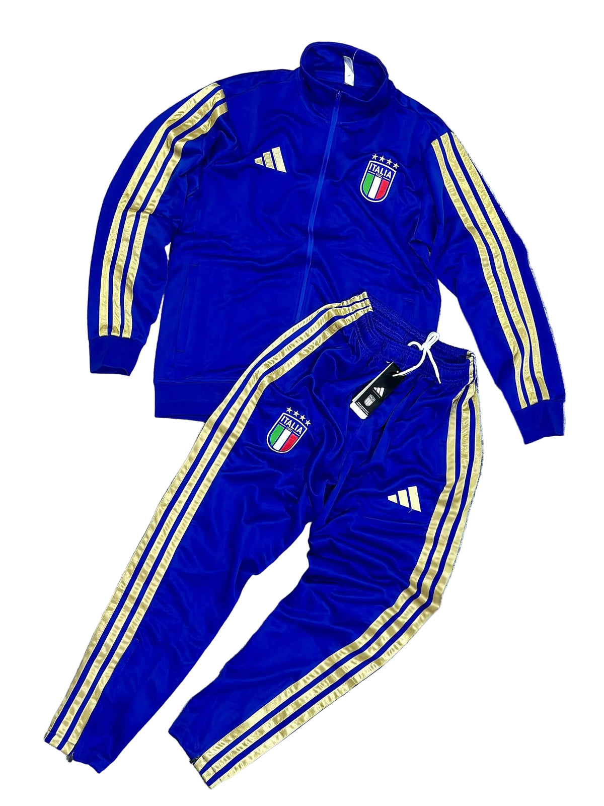 Ensemble survêtement Sport Italie (Bleu) avec fermeture 2026-2027