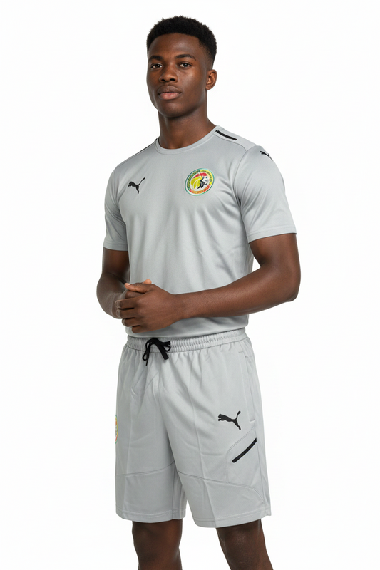 Ensemble maillot loisirs Senegal (gris) 2026 ESSLTS01