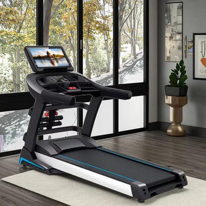 Tapis de Course électrique Professionnel Pliable – (Écran Multimédia, Grand écran Smart Multi-fonction Absorption des chocs Pliant)