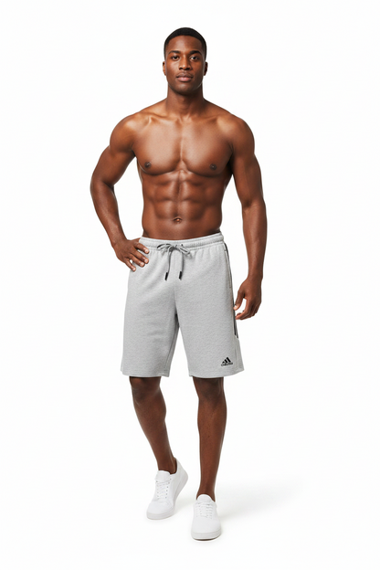 Short en coton (Adidas) 3 stripes avec fermeture confortable (4 couleurs disponibles) MSSCA04