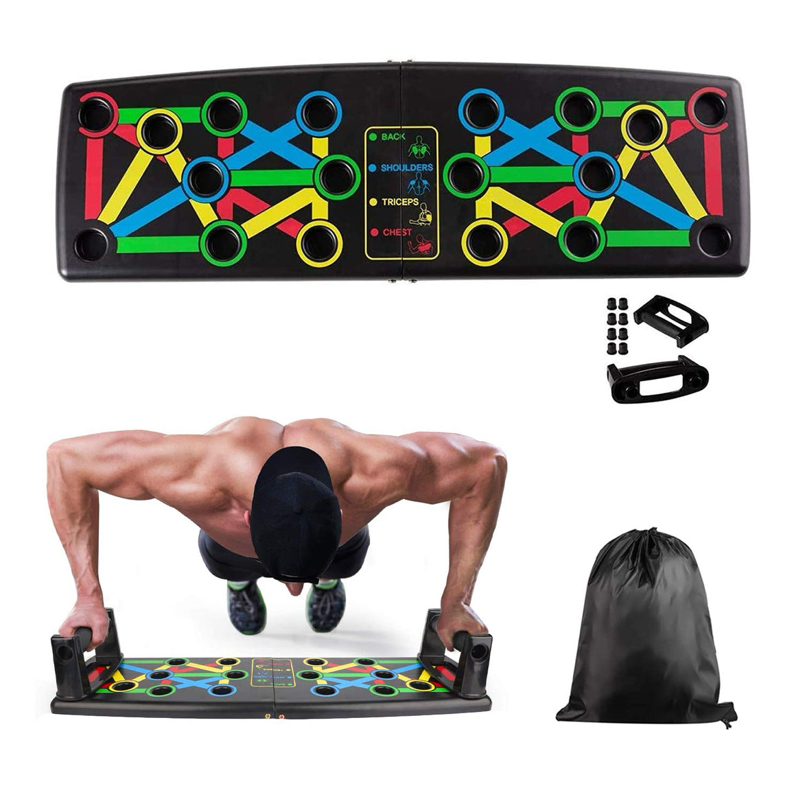 Planche de poussée pliable multifonctionnelle