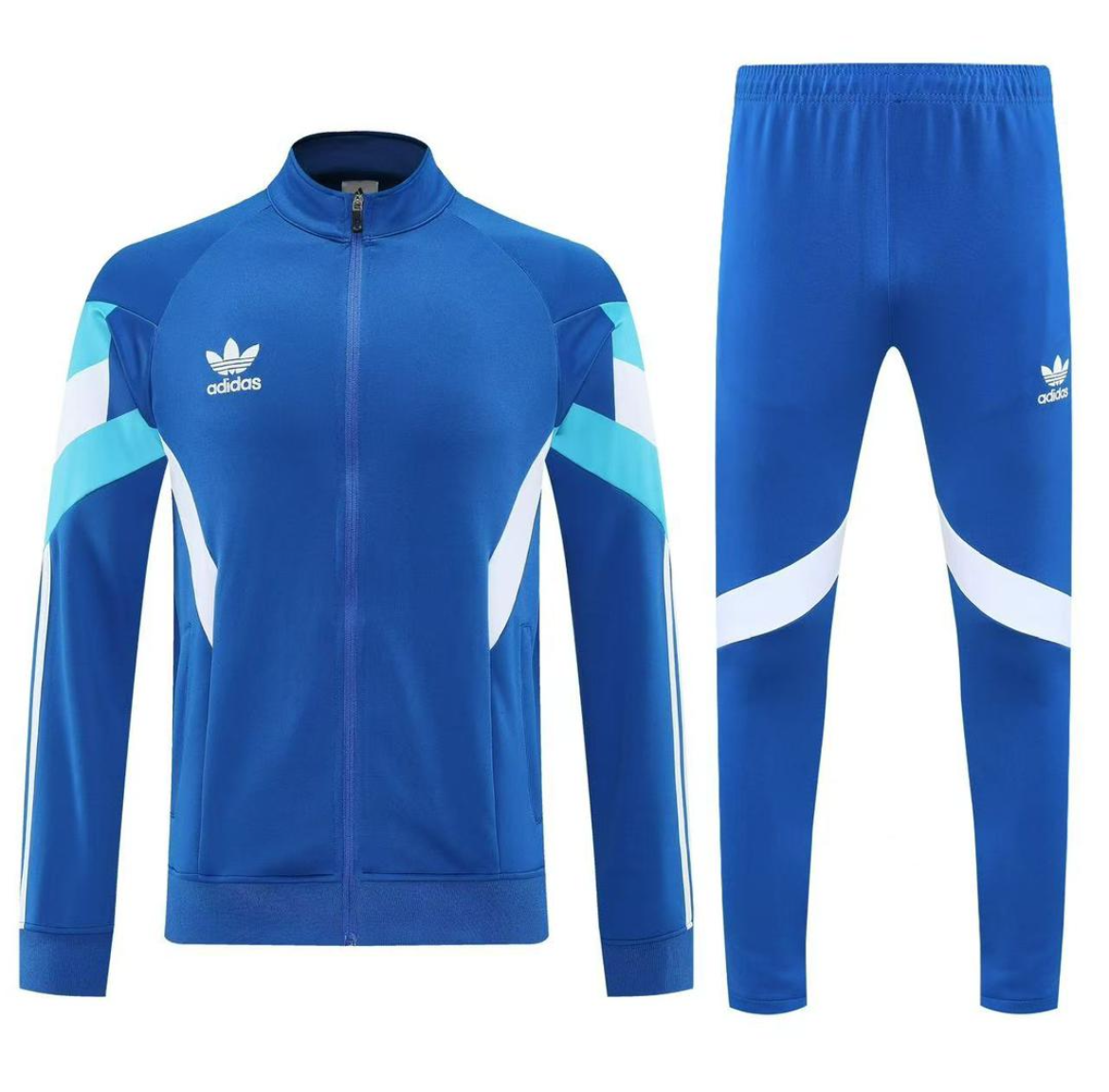 Ensemble Survêtement classique Adidas originals (bleu) avec fermeture