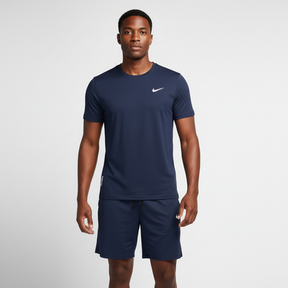 Ensemble de sport Nike Unisexe – T-shirt & Short (Marine)