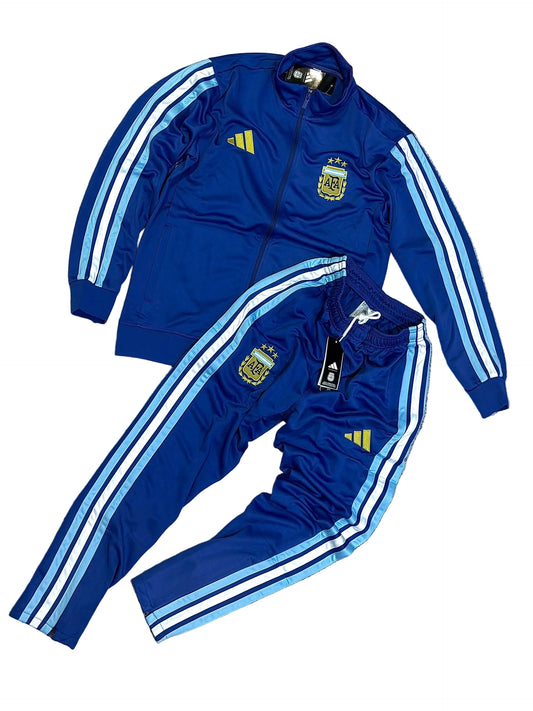 Ensemble survêtement Sport Argentine (Bleu) avec fermeture 2026-2027