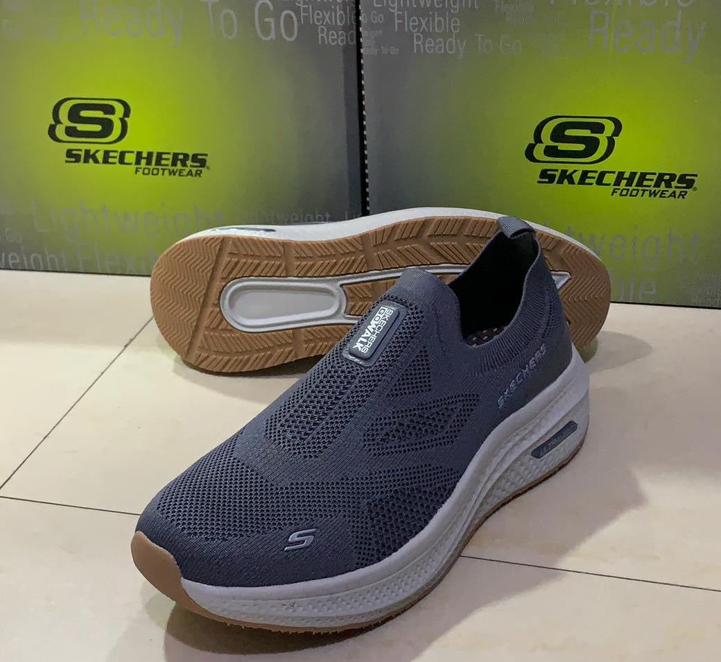Chaussure Skechers enfiler (GoWalk) Gris confortable