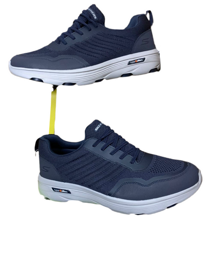 Chaussure Skechers BIG SIZE (Arch) avec lacets Bleu