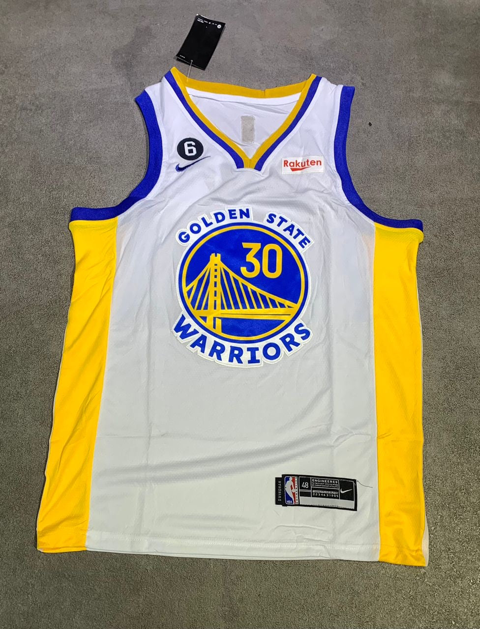 Maillot Basketball Warriors (#30) Blanc