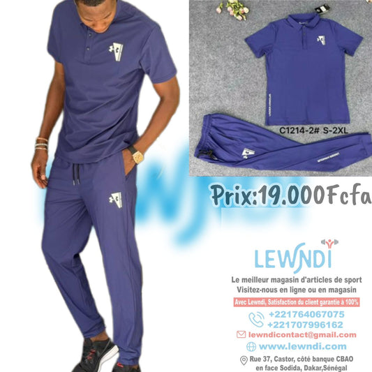 Ensemble classique col roulé avec pantalon (Bleu) Under Armour ECPMS11