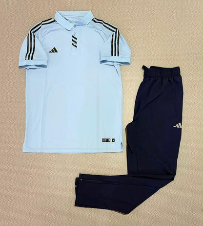 Ensemble Polo & Pantalon de Sport Adi-das (Bleu/Marine) TSCETPA02