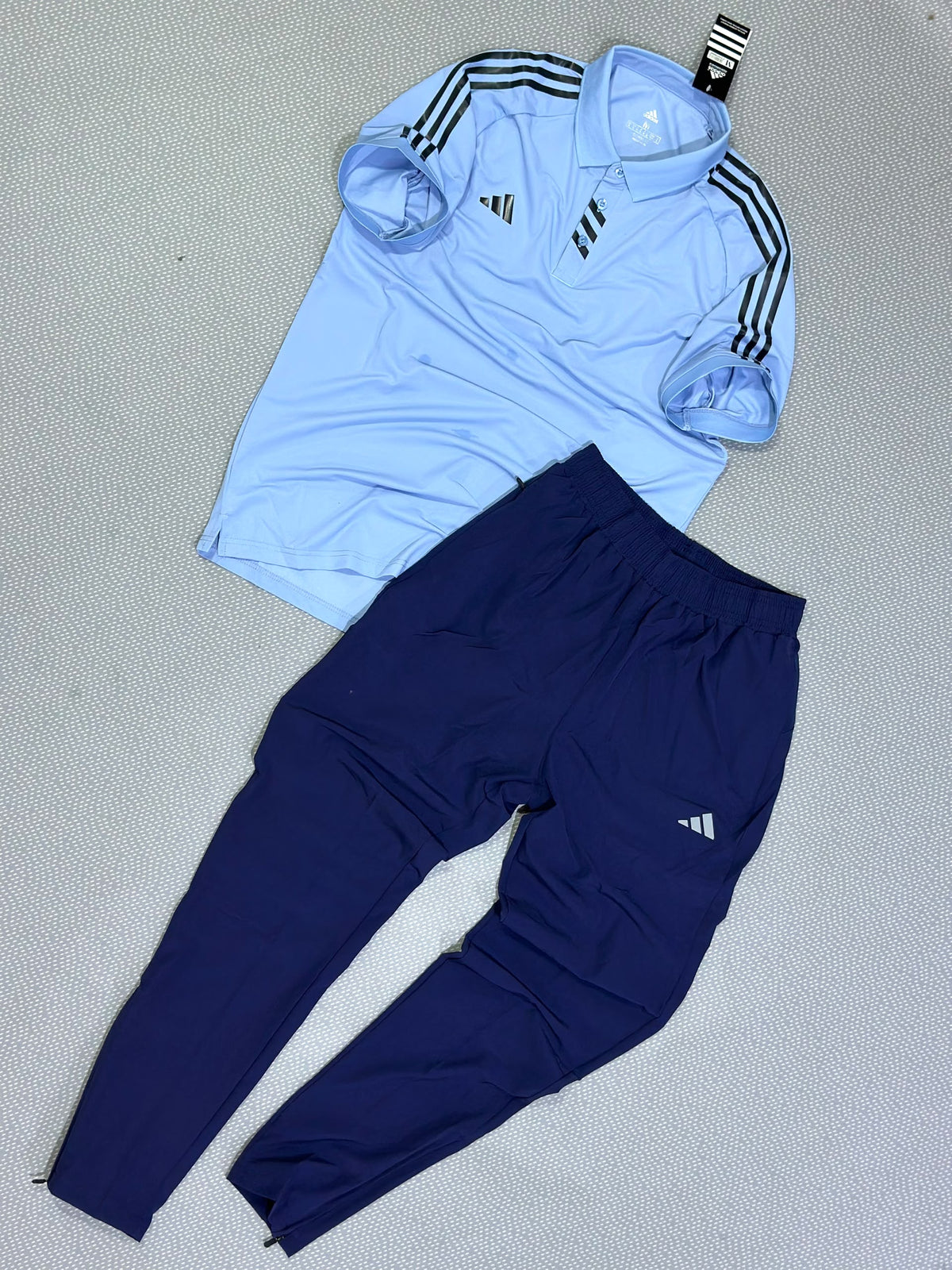 Ensemble Polo & Pantalon de Sport Adi-das (Bleu/Marine) TSCETPA02