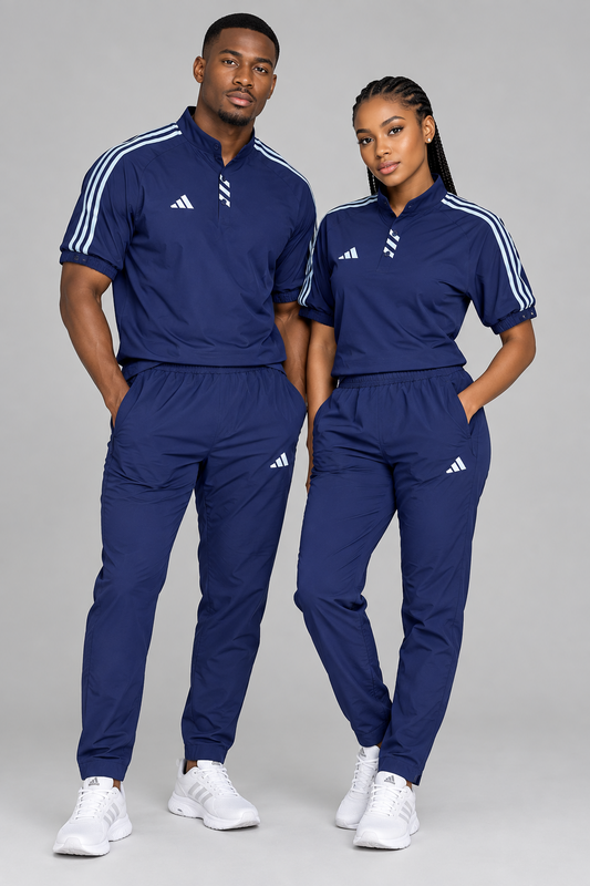 Ensemble Polo & Pantalon de Sport Adi-das (Bleu Marine/Marine) TSCETPA03