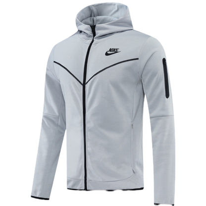 Ensemble survêtement Nike Tech Fleece (Gris) avec capuche