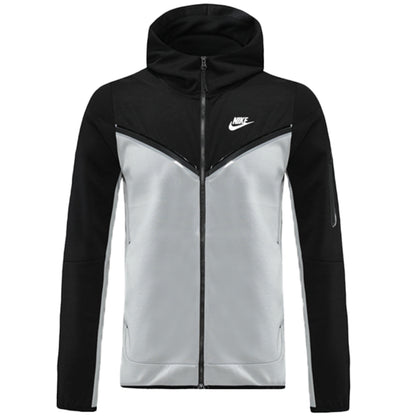 Ensemble survêtement Nike Tech Fleece (Noir/Gris) avec capuche