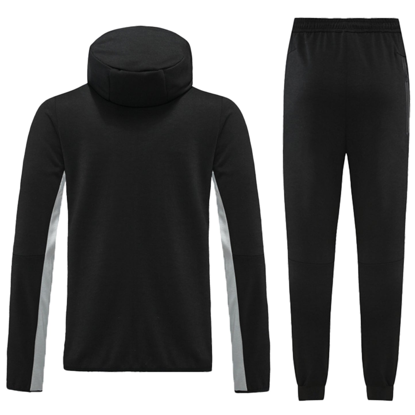 Ensemble survêtement Nike Tech Fleece (Noir/Gris) avec capuche