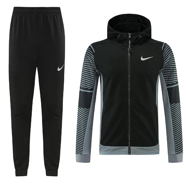 Ensemble survêtement Nike Tech Pro (Noir/Gris) avec capuche